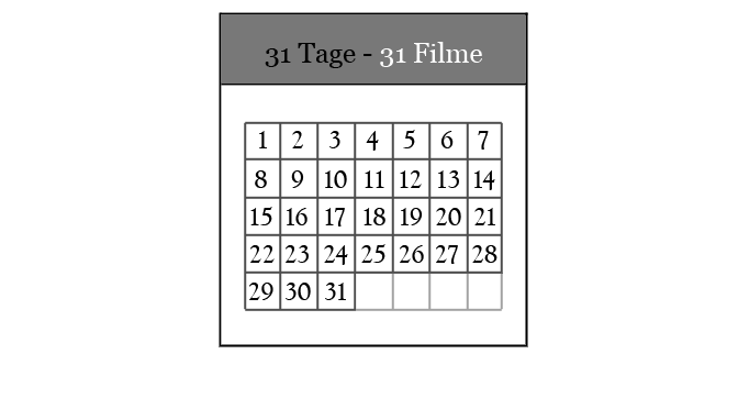 31 Tage – 31 Filme